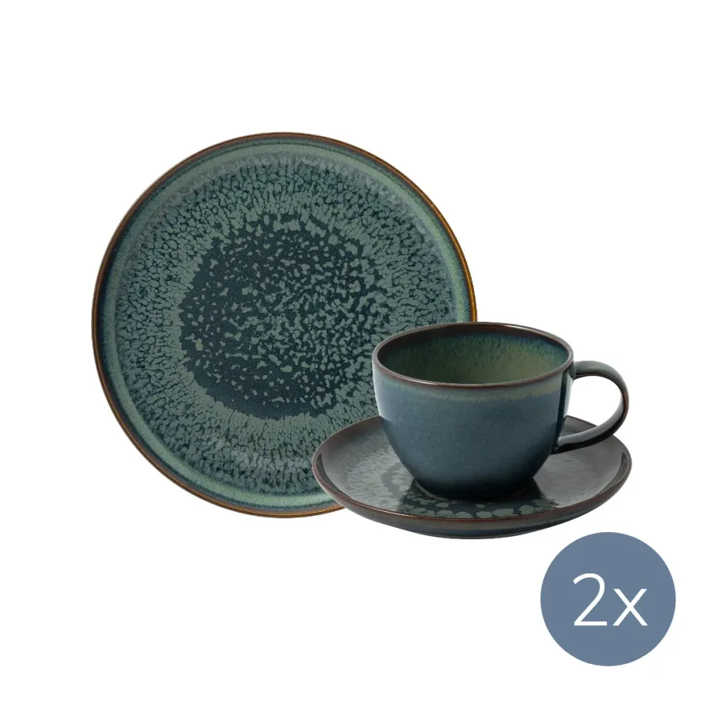 Like. by Villeroy&Boch Кофейный набор «Крафтовый Бриз» на 2 персоны (6 предметов)