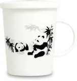 Mensa Home Кружка 300 мл с заварником Panda — фото 1
