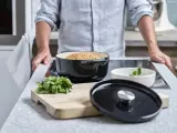 KitchenAid Чугунная кастрюля 26 см 5,2 л черная — фото 8
