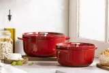 KitchenAid Чугунная кастрюля 26 см 5,2 л красная — фото 7