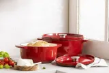 KitchenAid Чугунная кастрюля 26 см 5,2 л красная — фото 8