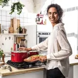 KitchenAid Кастрюля эмалированная 20 см 3,7 л с крышкой Empire Red — фото 2