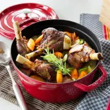 STAUB Чугунная кастрюля Cocotte 24 см 3,8 л графит — фото 6