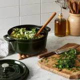 STAUB Чугунная кастрюля Cocotte 24 см 3,8 л графит — фото 8