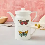 Portmeirion Заварочный чайник Tea For One Botanic Garden Harmony 280 мл с чашкой — фото 4