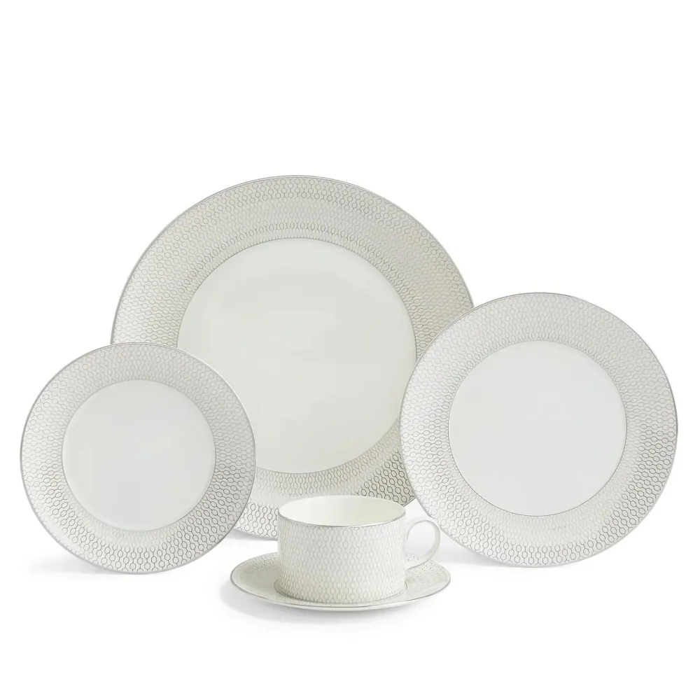 Wedgwood Столовый набор Gio Platinum на 1 персону - 5 элементов