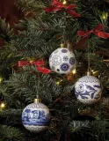 Spode Голубая итальянская безделушка 7,5 см с цветами — фото 7