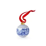 Spode Голубая итальянская безделушка 7,5 см, полная сцена — фото 1