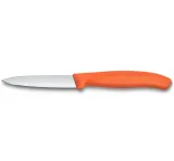 Victorinox Нож кухонный 8 см гладкий оранжевый — фото 1