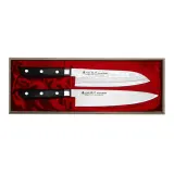 Нож кухонный Satake Cutlery Mfg Daichi Zestaw 2 ножа в деревянном ящике — фото 1