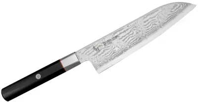 Mcusta Zanmai Нож Splash Damascus 18 см Santoku