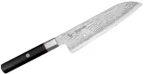 Mcusta Zanmai Нож Splash Damascus 18 см Santoku — фото 1