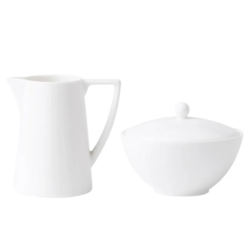 Wedgwood Сахарница и молочник Jasper Conran White