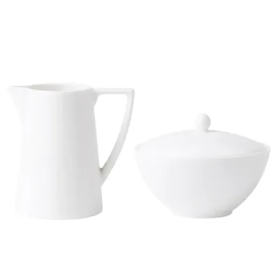 Wedgwood Сахарница и молочник Jasper Conran White