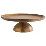 Mensa Home Тарелка на ножке 24x8 см из акации — фото 1