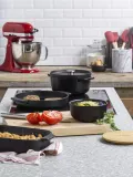 KitchenAid Посуда для запекания Oven to table черная большая 38x23x7.5 см — фото 4
