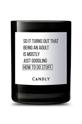 Ароматическая свеча Candly, соевый воск, бежевый
