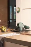 Сушилка для посуды Present Time, нержавеющая сталь, 49 32 см — фото 3