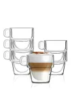 Набор стаканов Vialli Design, (), 6 шт, 350 мл, боросиликатное стекло — фото 1