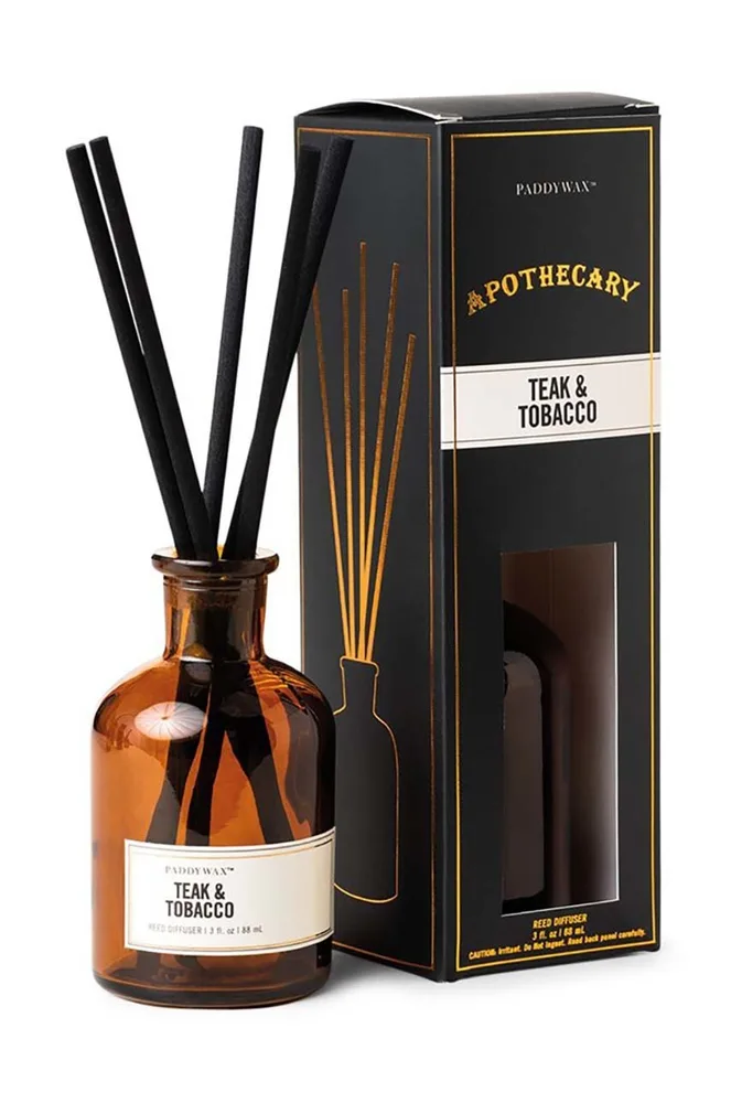 Ароматический диффузор Paddywax Teak & Tabacco, 88 мл