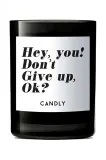 Ароматическая свеча Candly Hey, you? Don't give up, ok?, соевый воск, кремовый — фото 1