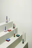 Hübsch Подсвечник H bsch, стекло, 14 см, розовый — фото 7