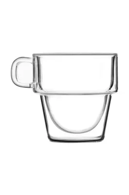 Набор стаканов Vialli Design, filizanek do espresso, 6 шт, 150 мл, боросиликатное стекло
