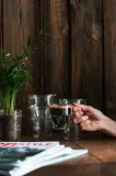 Набор стаканов Vialli Design, filizanek do espresso, 6 шт, 150 мл, боросиликатное стекло — фото 5