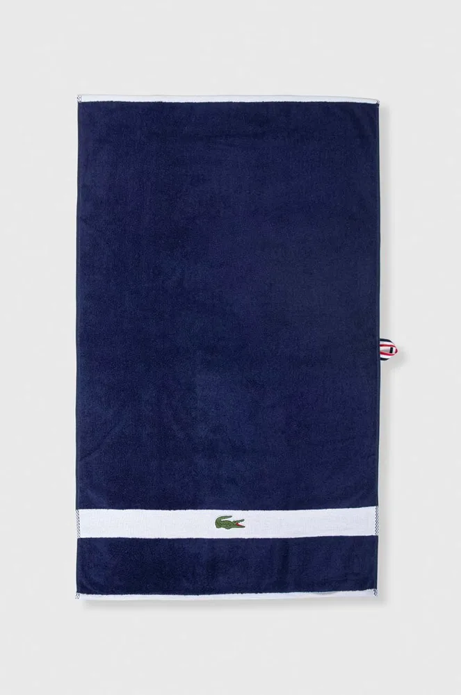 Полотенце для лица Lacoste LCASUAL, хлопок, 55 100 см, синий