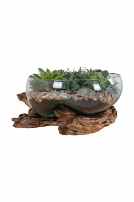 Фигурка декоративная House Nordic San Marino Waterdrop, стекло, 26 см