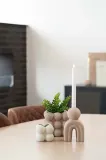 Кашпо House Nordic Flowerpot in Ceramic, керамика, 13 13,5 см, бежевый — фото 4