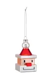 Alessi Santa Cube Ёлочная игрушка, ручная роспись, 9,5 x 5,5 x 5,5 см — фото 2
