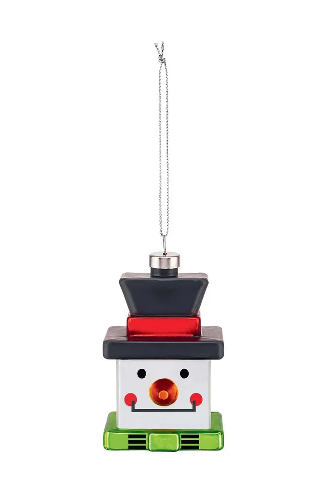 Alessi Snow Cube Ёлочная игрушка, 8,5 x 5,5 см