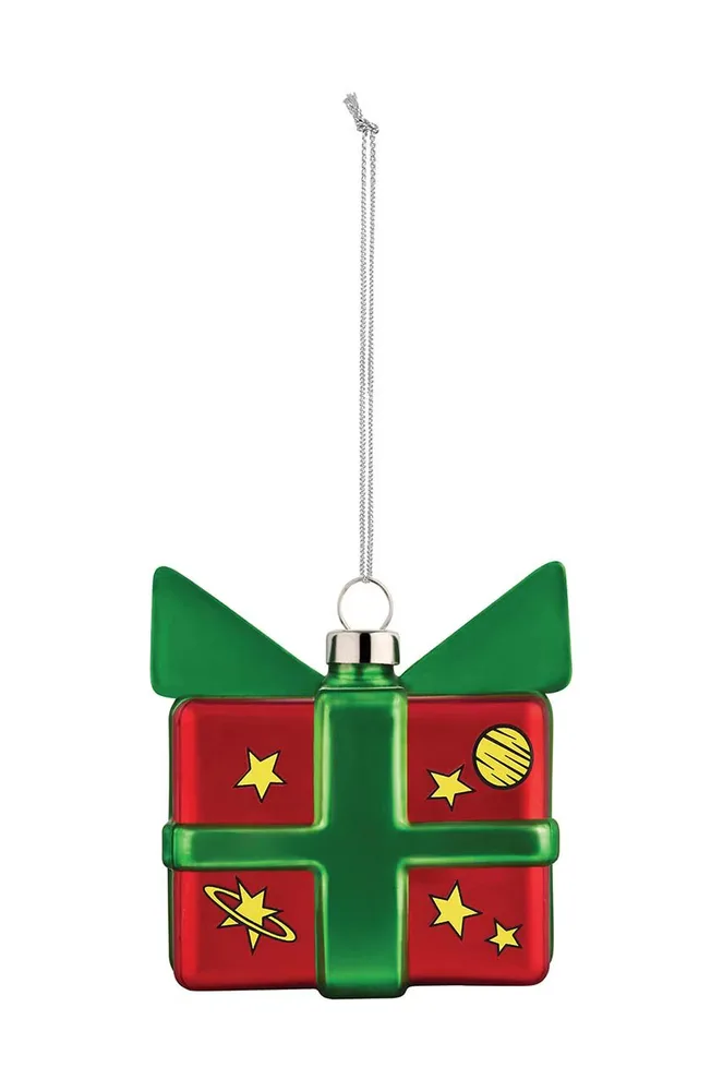 Alessi Cobosmico Ёлочная игрушка, ручная роспись, 7 x 7 x 5 см