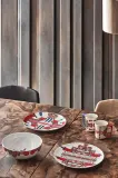 Тарелка десертная Alessi Holyhedrics, фарфор, 30 см, разноцветная — фото 3