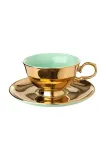 Набор чашек с блюдцами Pols Potten Tea set Legacy, фарфор, 200 мл, разноцветный — фото 5