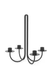 Подсвечник Ferm Living Sway, металл, 30,2 см, чёрный — фото 1