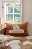 Декоративная наволочка Ferm Living na Bird Quilted, 60 40 см — фото 3