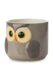 Кашпо Balvi Owl, керамика, 13,5 11,7 см, серый — фото 3