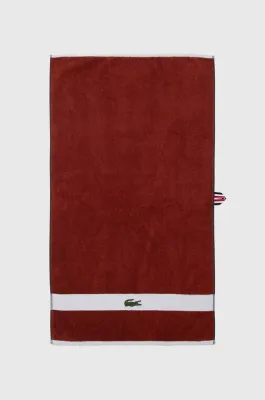 Полотенце для лица Lacoste L Casual Terre Battue, хлопок, 55 100 см, коричневый