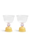 Набор бокалов &K Amsterdam, Glass Tulip Caramel, 2 шт, 200 мл, стекло, многоцветный — фото 1