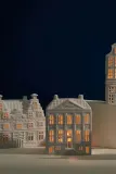 Фонарь для свечи &K Amsterdam Canal House Duo Large, фарфор, 14 см, белый — фото 2