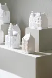 Фонарь для свечи &K Amsterdam Canal House Duo Large, фарфор, 14 см, белый — фото 3