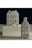 Фонарь для свечи &K Amsterdam Canal House Mansion Large, фарфор, 13 см, белый — фото 3