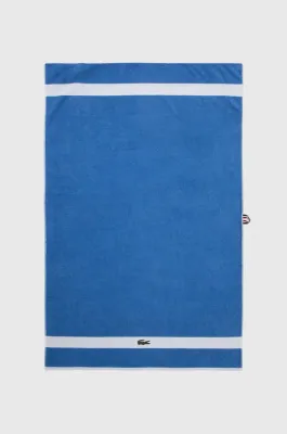 Полотенце банное Lacoste L Casual A rien, хлопок, 90 120 см, синий