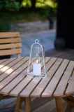 Фонарь для свечи Sirius led Albert, металл, 23 см, белый — фото 3