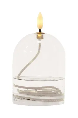 Фонарь для свечи Sirius led Dea, стекло, 11 см, белый