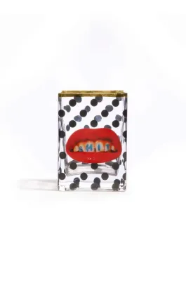 Ваза Seletti x Toiletpaper, стекло, 14 см