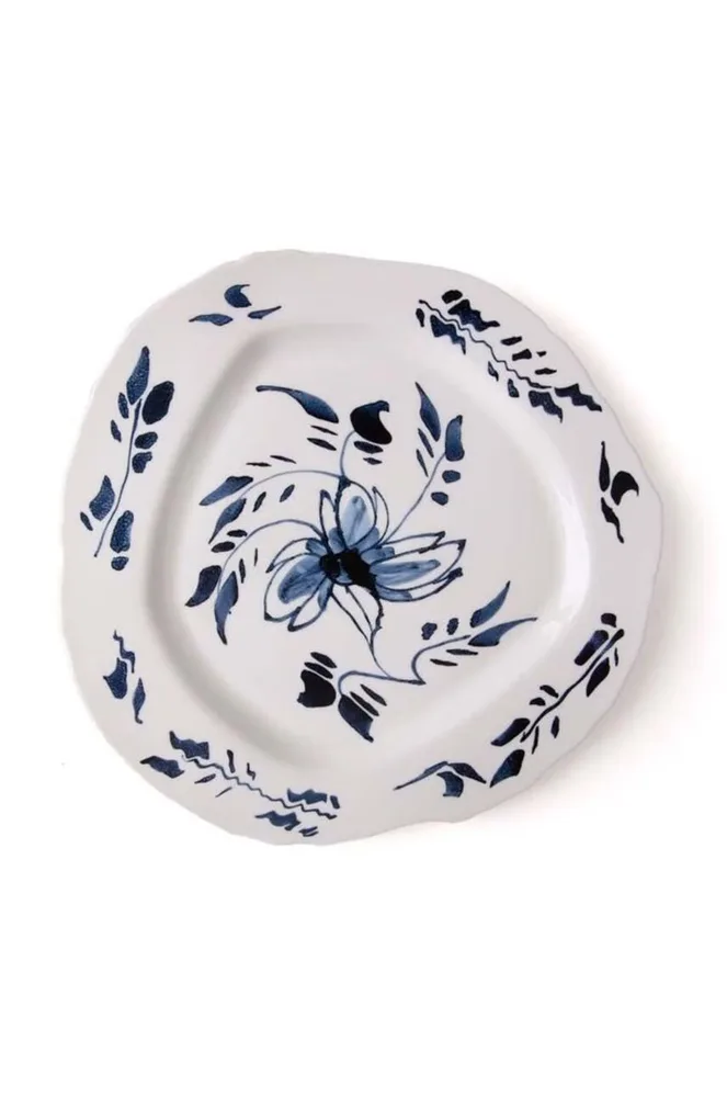 Тарелка обеденная Seletti English Delft, фарфор, 28 см, разноцветная