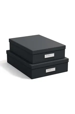 Коробка для хранения Bigso Box of Sweden Rasmus 2-pack, ДВП, 23 32,5 8 см